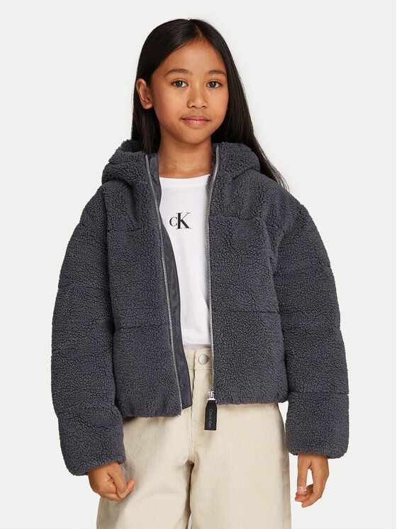 Calvin Klein Jeans Kurtka puchowa IG0IG02681 Czarny Regular Fit