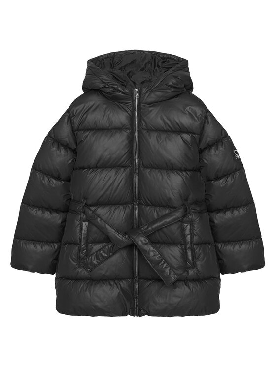United Colors Of Benetton Kurtka zimowa 2NQRCN06O Czarny Regular Fit