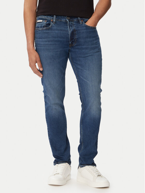 Calvin Klein Jeans Jeansy Slim Hampton Jean LV04RB735G Niebieski Slim Fit