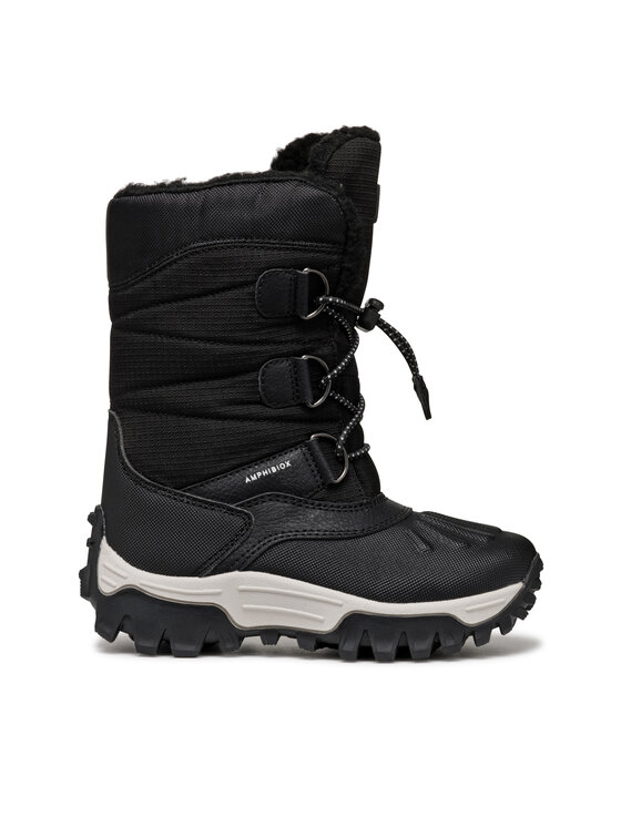 Geox Śniegowce J Himalaya Boy B Abx J46FRA 0FU50 C9999 S Czarny