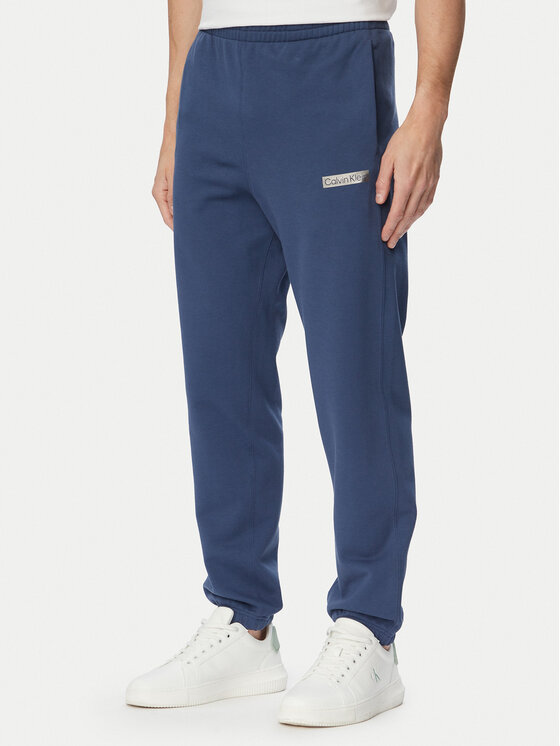 Calvin Klein Spodnie dresowe LV04LG212G Granatowy Regular Fit