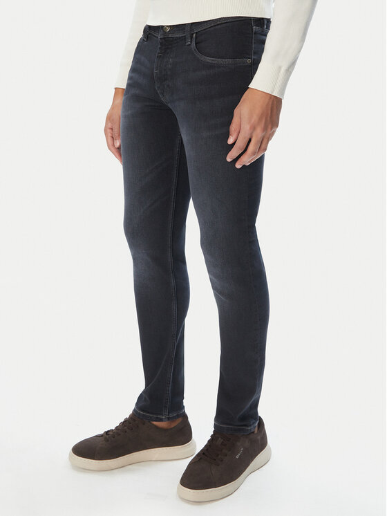 Bugatti Jeansy 3108D-26671F Szary ciemny Slim Fit