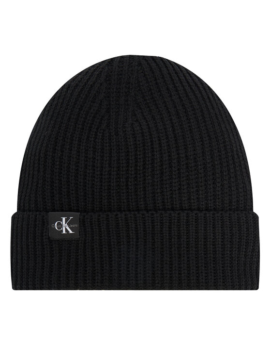Calvin Klein Jeans Czapka Monogram IU0IU00440 Czarny