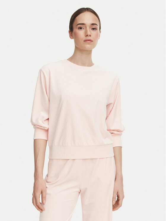 Guess Bluza O6BQ02 K5062 Różowy jasny Regular Fit