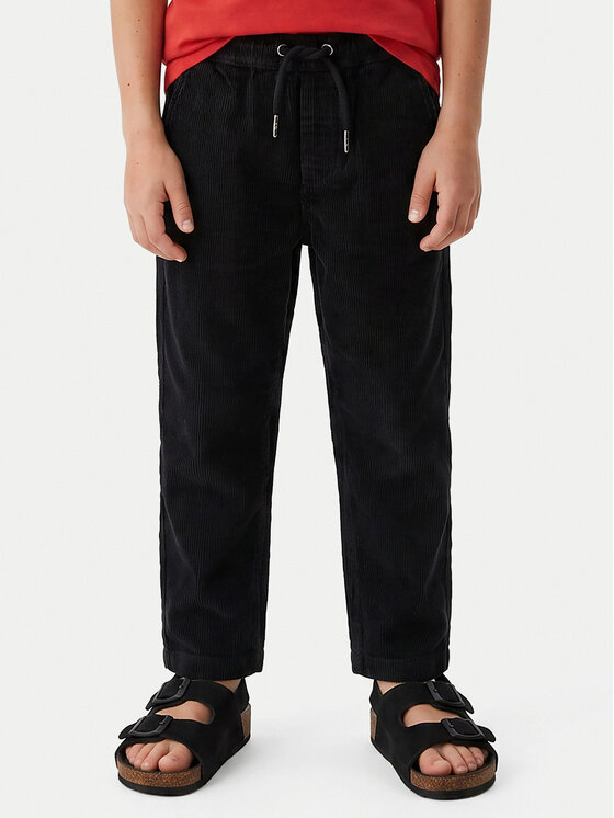 Quiksilver Spodnie materiałowe Taxer Cord EQKNP03066 Czarny Tapered Fit