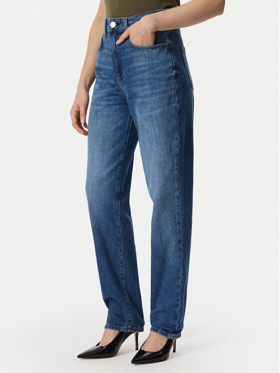 Guess Jeansy W6YA3J D1541 Niebieski Tapered Leg
