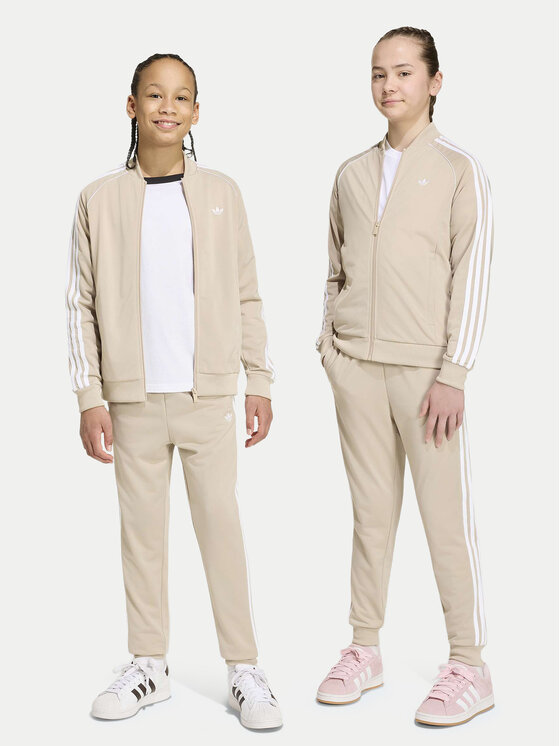 adidas Spodnie dresowe Sst Track IA2239 Beżowy jasny Regular Fit