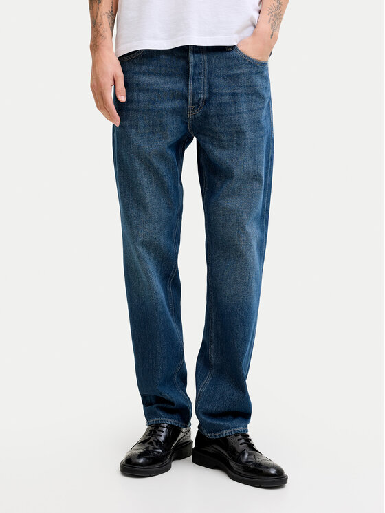 Jack & Jones Jeansy Chris 12289570 Niebieski Relaxed Fit