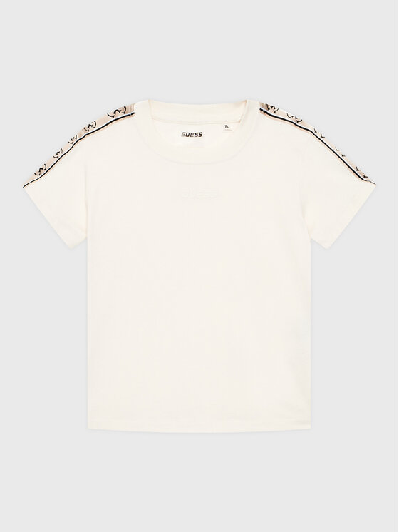 Guess T-Shirt J3RI47 I3Z14 Écru Regular Fit