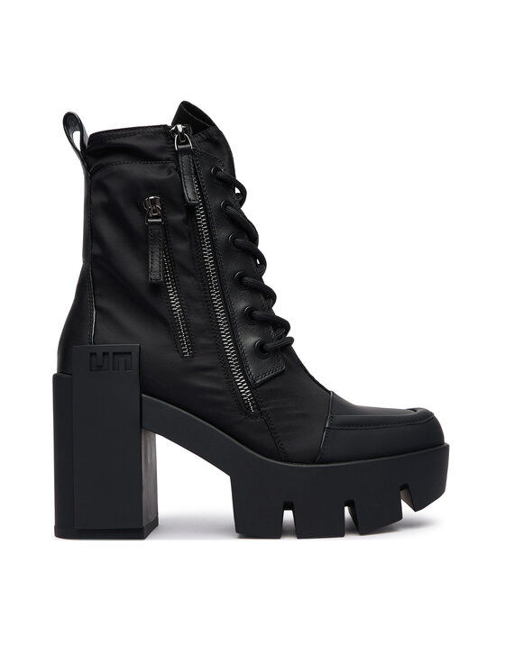 United Nude Botki Grip Cap Mid 1103101201 Czarny