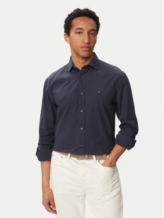 Tommy Hilfiger Koszula Gmd MW0MW43298 Granatowy Regular Fit