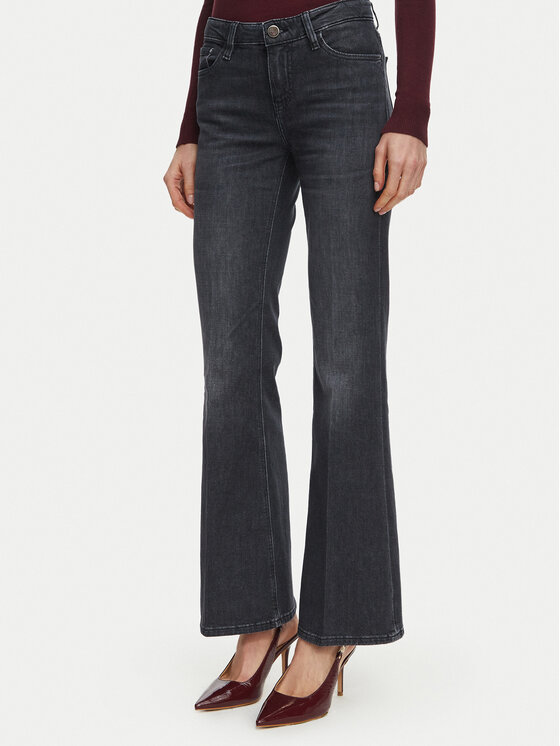 Guess Jeansy 184481 Czarny Flared Fit