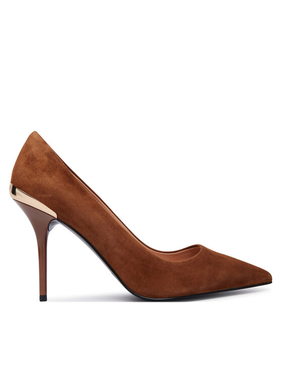 LOVE MOSCHINO Szpilki JA10459G0PJA0210 Brązowy