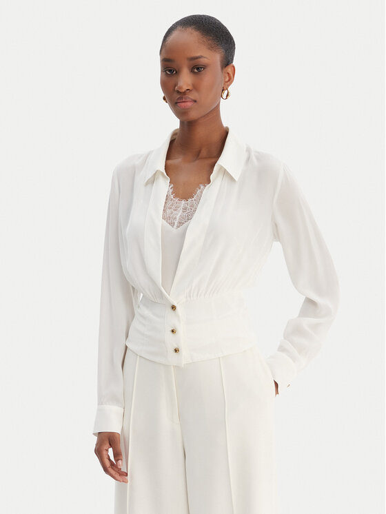 Marciano Guess Koszula 6RGH16 7443A Biały Regular Fit