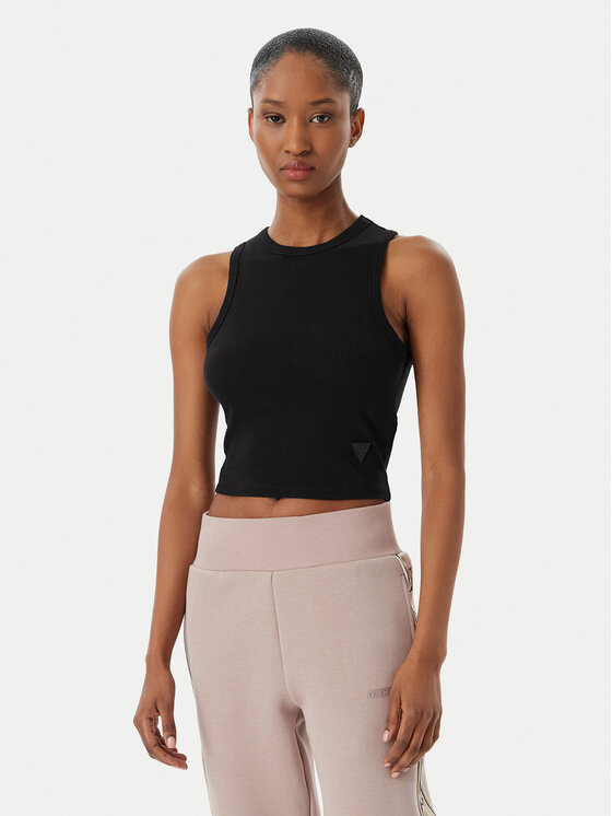 Guess Top Edie V3GP19 K8RT2 Czarny Slim Fit