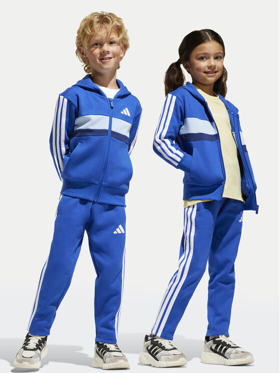 adidas Dres Seasonal Essentials Tiberio 3-Stripes JC7488 Niebieski Regular Fit