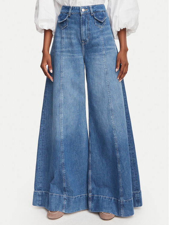 BOSS Jeansy C Jane 50564408 Niebieski Wide Leg
