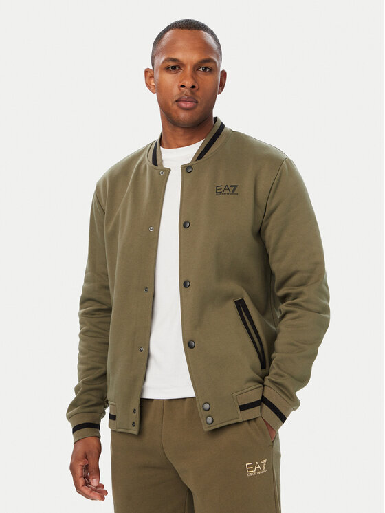 EA7 Emporio Armani Bluza 7M002146 AF10377 U7014 Khaki Regular Fit