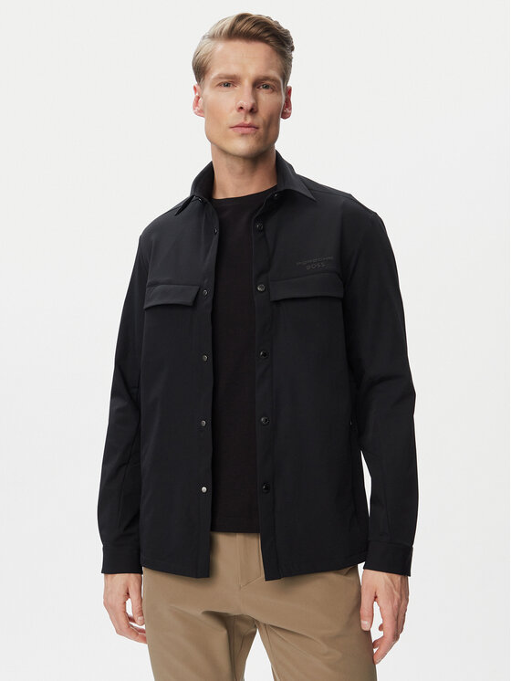 BOSS Kurtka koszulowa 50560403 Czarny Regular Fit