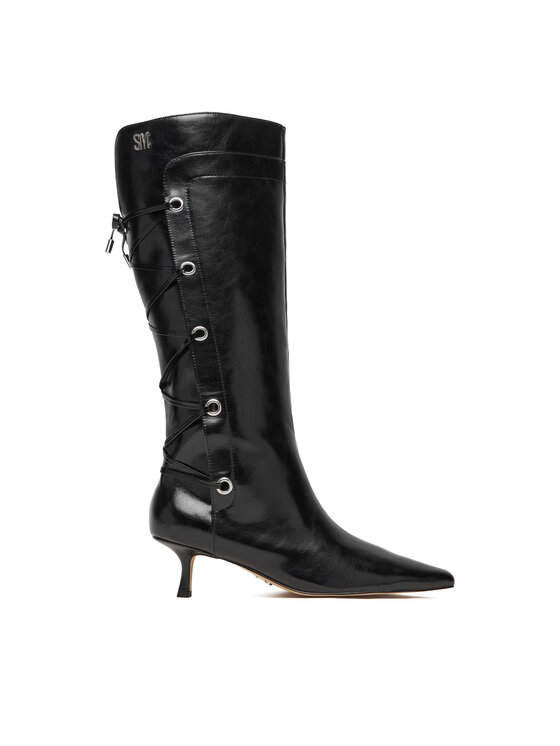 Steve Madden Kozaki Ballpark SM11005048 Czarny