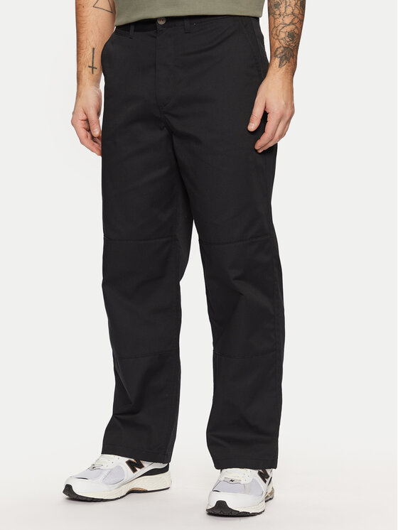 Jack & Jones Spodnie materiałowe Bill 12269667 Czarny Loose Fit