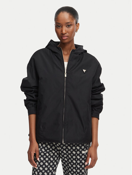 Guess Kurtka przejściowa V6YL11 W2871 Czarny Regular Fit