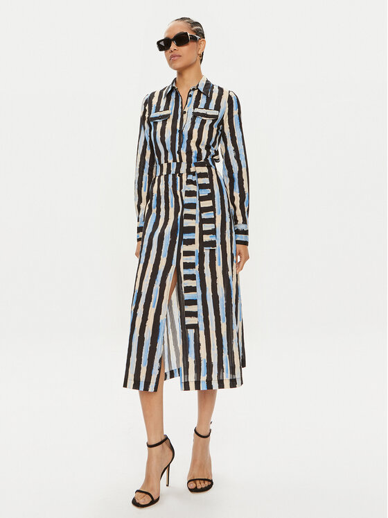 Pinko Sukienka letnia Assente 100909 A1UK Kolorowy Regular Fit