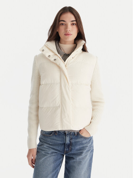 Tommy Hilfiger Kurtka puchowa Modern WW0WW45738 Écru Regular Fit