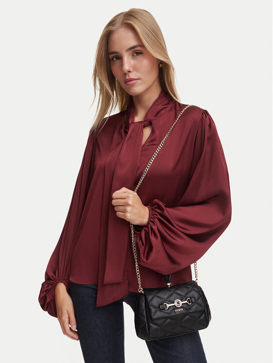 Guess Torebka Frances Mini HWQG22 41780 Czarny