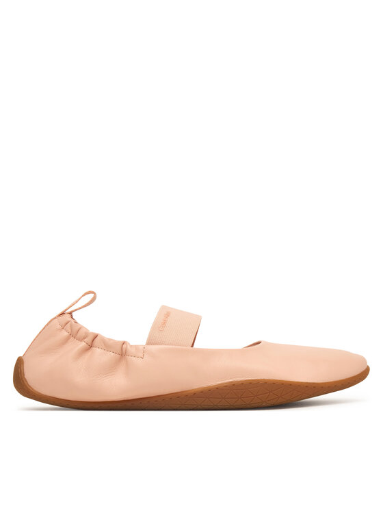 Calvin Klein Baleriny Ballet Sneaker Mj Lth HW0HW03308 Różowy