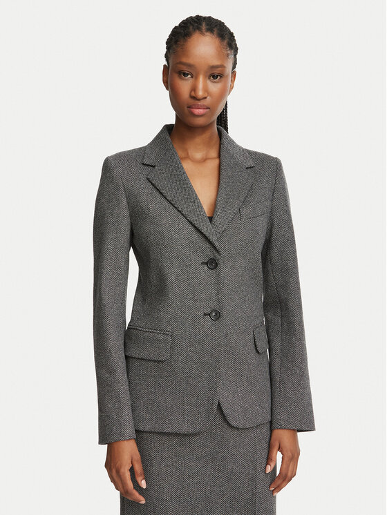 Weekend Max Mara Marynarka Feroce 2625916012 Szary Regular Fit