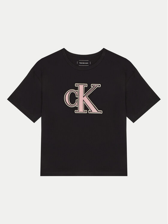 Calvin Klein Jeans T-Shirt IG0IG02806 Czarny Boxy Fit