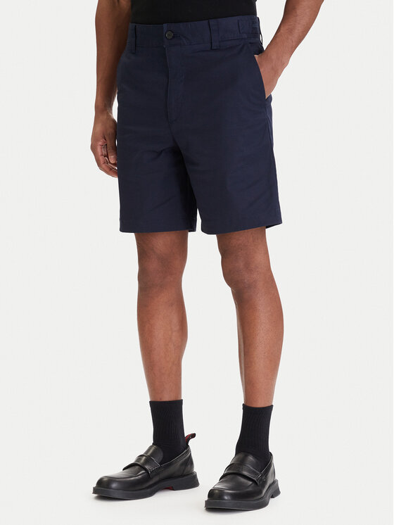 HUGO Szorty materiałowe Genar261S 50567293 Granatowy Slim Fit