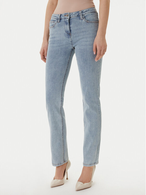 Morgan Jeansy 221-PDROIT Niebieski Slim Fit