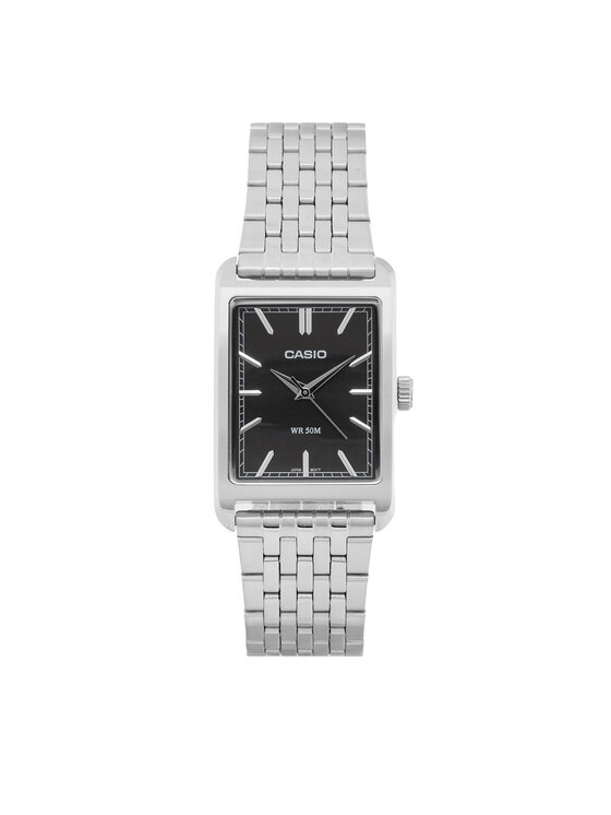 Casio Zegarek MTP-B215D-1AVER Srebrny