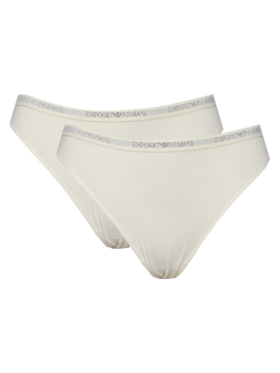 Emporio Armani Underwear Komplet fig brazylijskich EW000406 AF19024 M0082 Biały