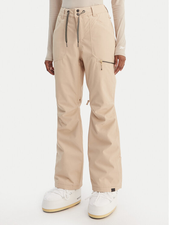 Roxy Spodnie snowboardowe Nadia ERJTP03271 Beżowy Tailored Fit