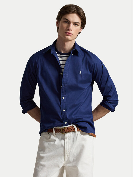 Polo Ralph Lauren Koszula 710B20512006 Granatowy Custom Fit