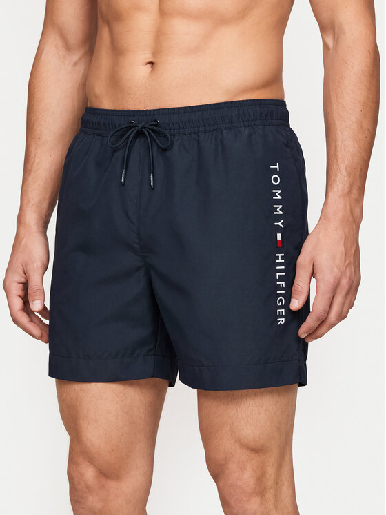 Tommy Hilfiger Szorty kąpielowe UM0UM03258 Granatowy Regular Fit