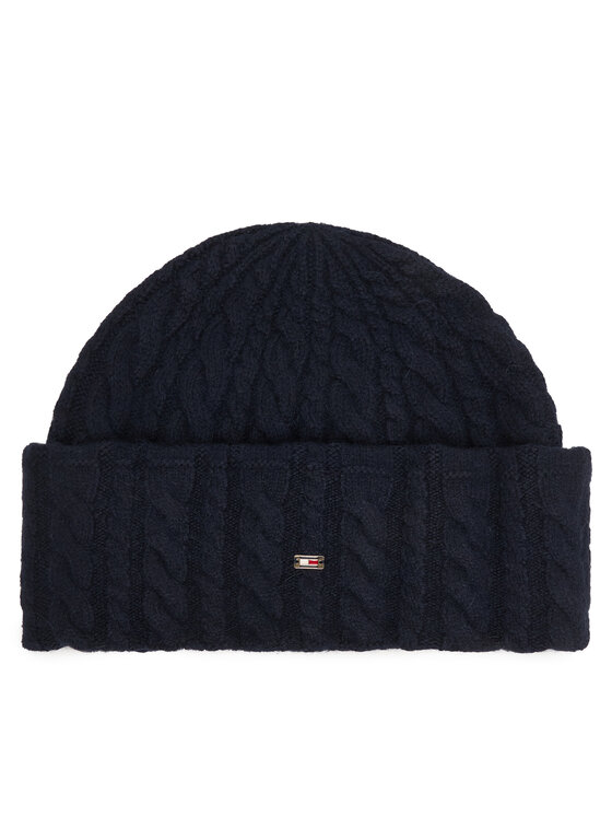 Tommy Hilfiger Czapka AW0AW19111 Granatowy