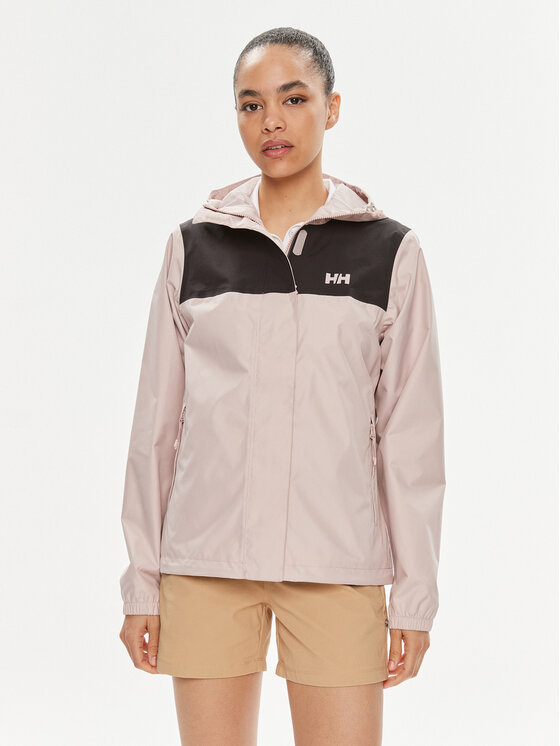 Helly Hansen Kurtka przeciwdeszczowa W Vancouver Rain Jacket 53587 Różowy Regular Fit