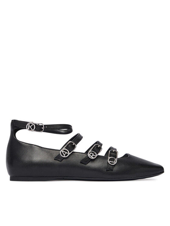 KARL LAGERFELD Baleriny Konnie KL40195 Czarny