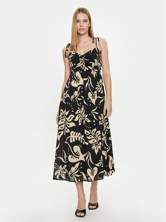 Gap Sukienka letnia 665831-00 Czarny Regular Fit