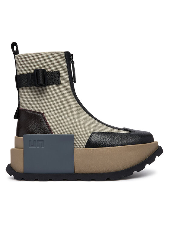 United Nude Botki Roko Bootie III 11044161165 Brązowy ciemny