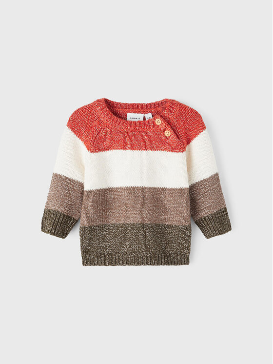 NAME IT Sweter 13207104 Kolorowy Regular Fit