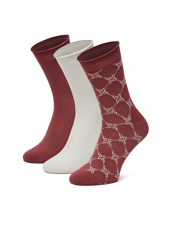 Nine West Skarpety długie BR_NW_01_Z_SS25 (3 PACK) Kolorowy