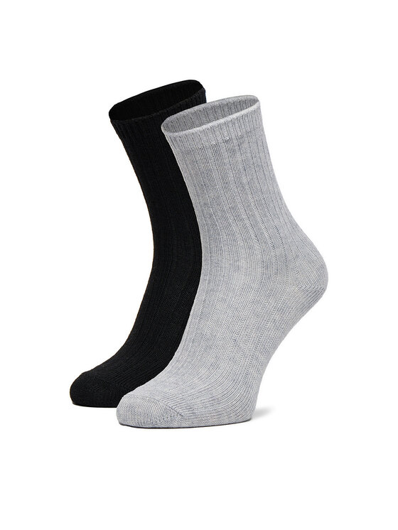 Nine West Skarpety długie CEO_AS_NW_08_W_AW25 (2 PACK) Czarny