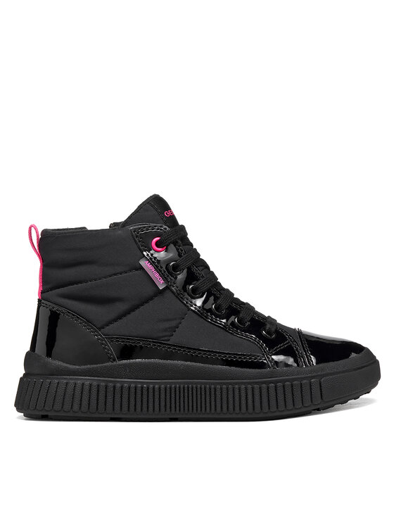 Geox Trzewiki J Laquinny Girl B Abx J661JA 0HHFU C9B8L M Czarny
