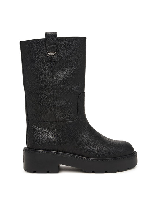 Tommy Jeans Kozaki Tjw Tubular Mid Boots EN0EN03111 Czarny