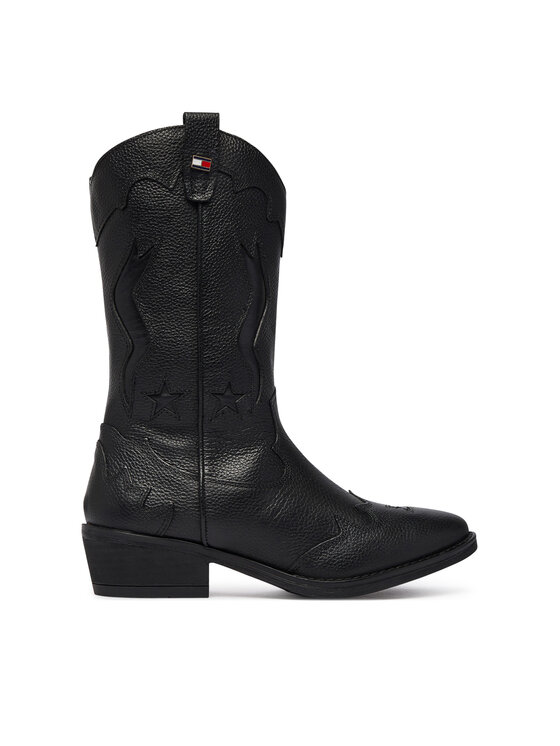 Tommy Hilfiger Kowbojki T3A6-35193-0036 Czarny